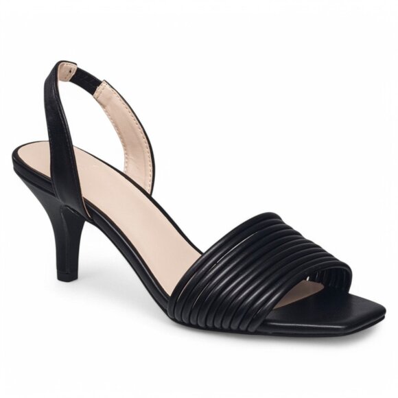 Women's Hong Kong Heel Slingback by Halston in Black - Picture 1 of 5